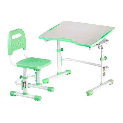 Парта со стулом Fun Desk Vivo 2, Green в Цвет Диванов