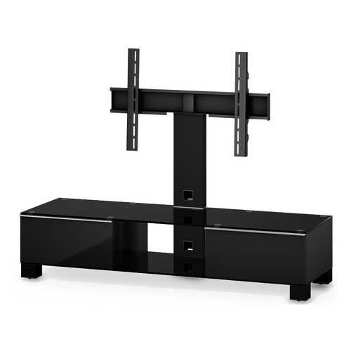 Тумба под телевизор приставная SONOROUS MD 8140-B-HBLK-BLK 120х44х130 см, черный в Цвет Диванов