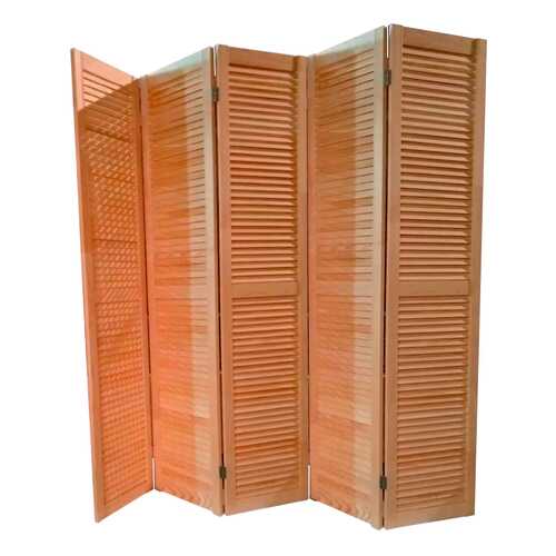 Ширма деревянная жалюзийная ДваДома 5 секционная, Размер 150х250 см (Секция 50 см) в Цвет Диванов