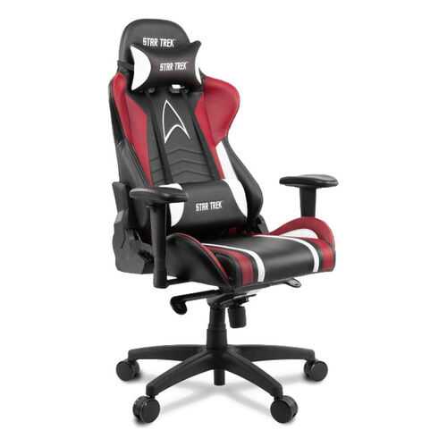 Игровое кресло Arozzi Gaming Chair - Star Trek Edition/Экокожа черная/красная/белая в Цвет Диванов