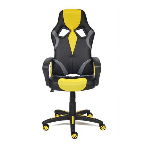 Игровое кресло TetChair Runner, желтый/черный в Цвет Диванов