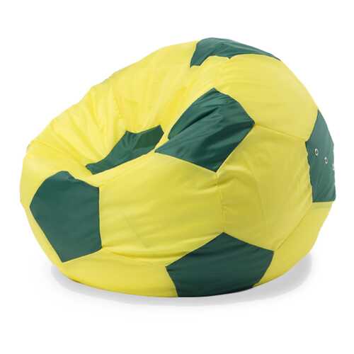 Комплект чехлов Кресло-мешок мяч XXL, Оксфорд Желтый и зеленый в Цвет Диванов