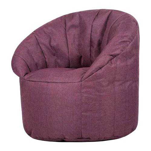 Кресло бескаркасное Папа Пуф Club Chair Purple, размер XL, рогожка, фиолетовый в Цвет Диванов