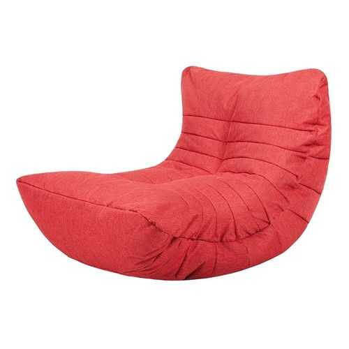 Кресло бескаркасное Папа Пуф Cocoon Chair Red, размер L, рогожка, красный в Цвет Диванов