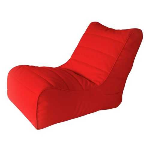 Кресло бескаркасное Папа Пуф Soft Lounger Red, размер XL, экокожа, красный в Цвет Диванов