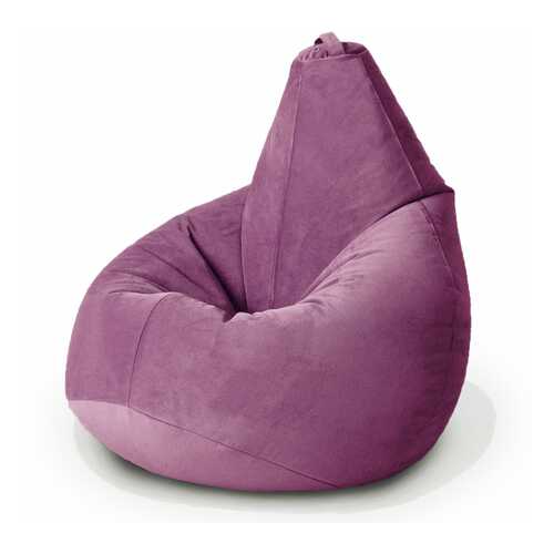 Кресло-мешок MyPuff bm_437, размер M, велюр, сирень в Цвет Диванов