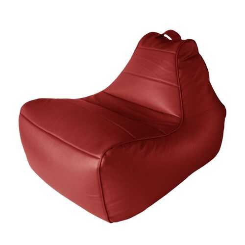 Кресло-мешок Папа Пуф Modern Lounger Bordo, размер L, экокожа, бордовый в Цвет Диванов