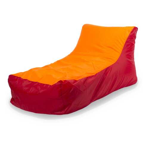 Кресло-мешок ПуффБери Кушетка Оксфорд, размер XXL, оксфорд, красный; оранжевый в Цвет Диванов