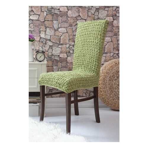 Чехол на стул без оборки Venera Chair, оливковый, 1 предмет в Цвет Диванов
