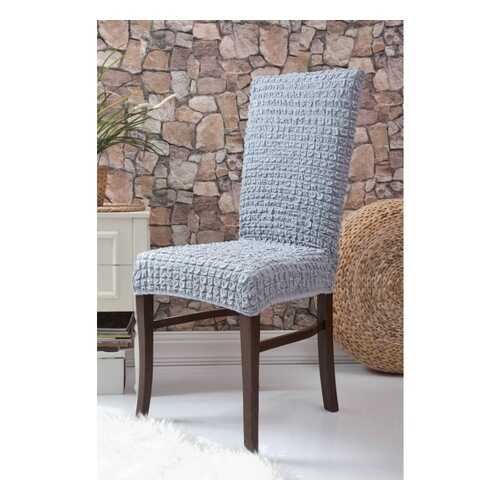 Чехол на стул без оборки Venera Chair, серый, 1 предмет в Цвет Диванов