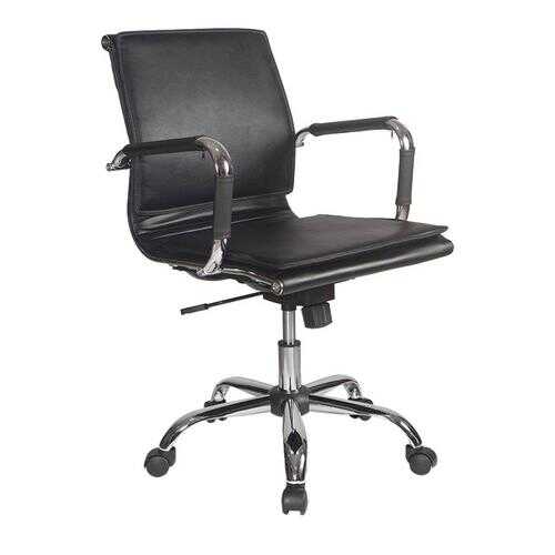 Компьютерное кресло Бюрократ 664068 CH-993-LOW/BLACK 60х65.5х93 см, черный/хром в Цвет Диванов